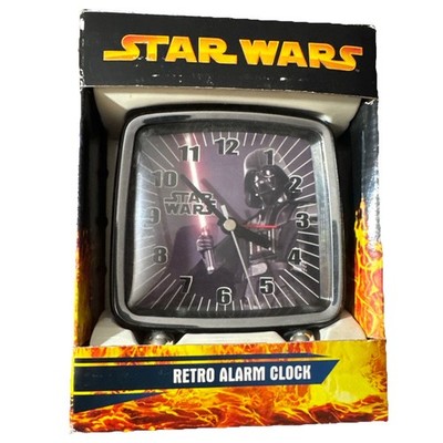 Darth Vader Retro Alarm Clock (Star Wars, Clicks) COMPLETE