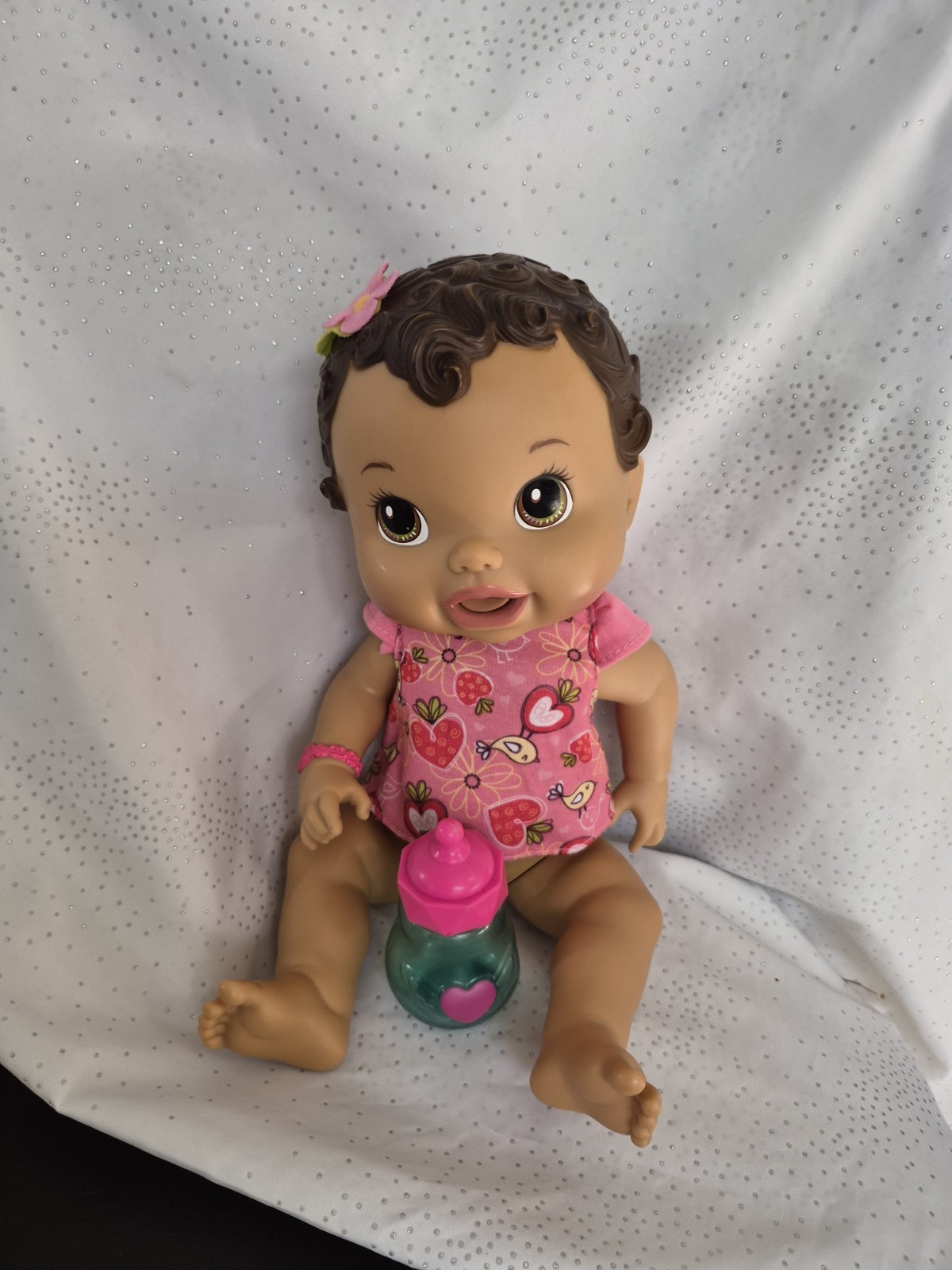 Baby Alive Baby All Gone 2011 Works, Baby Doll, Orig Top, Unbranded Bottle