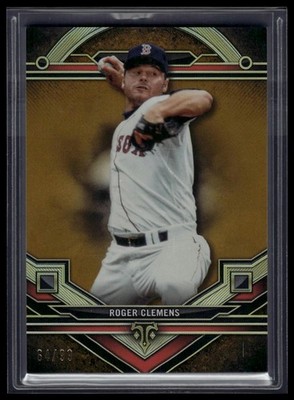 2024 Topps Triple Threads #184 Roger Clemens Gold #/99