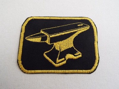 Gold Anvil 3-1/4'' Embroidery Iron-on Patch (E41)