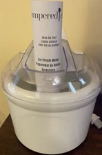 Pampered Chef Electric Ice Cream Maker Model 1534 w/ Manual