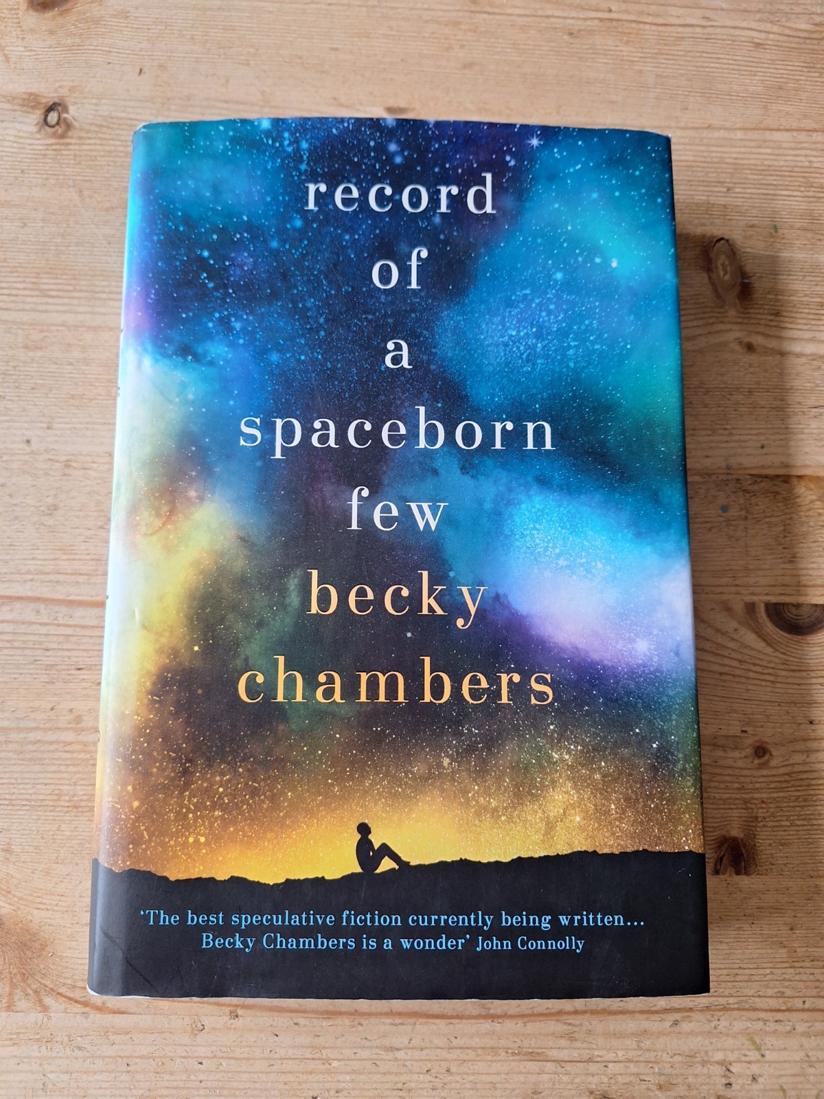RECORD OF A SPACEBORN FEW BY BECKY CHAMBERS HARDBACK BOOK SIGNED COPY