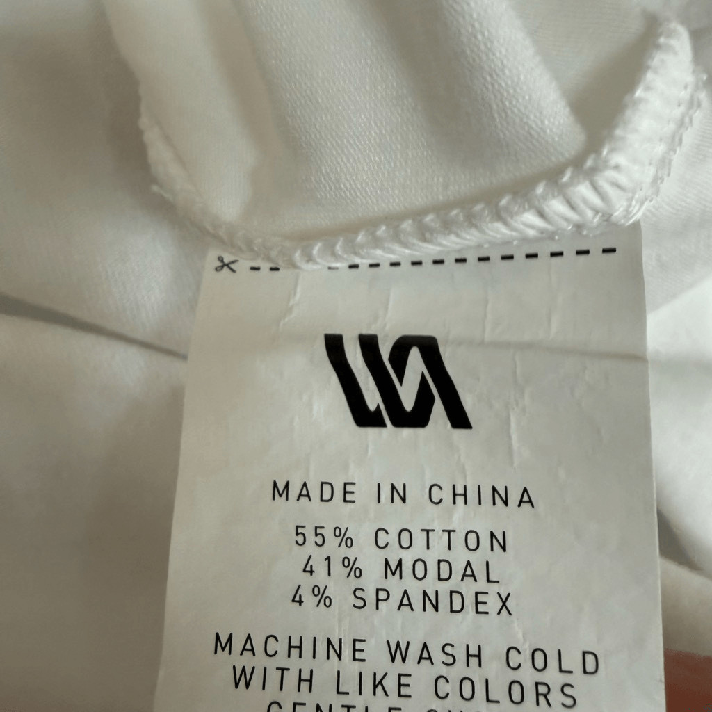 VRST Men’s  Essential Muscle Tank white cotton blend size L NWT thumbnail 4