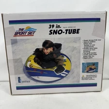 Vintage 90’s Intex The Sport Set 39” Snow Tube Sled Extreme Sealed in Box