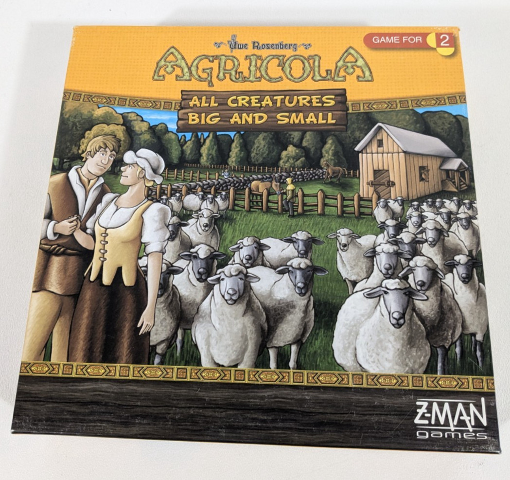 Agricola All Creatures Big and Small + More Buildings Expansion Game For 2 Z-man