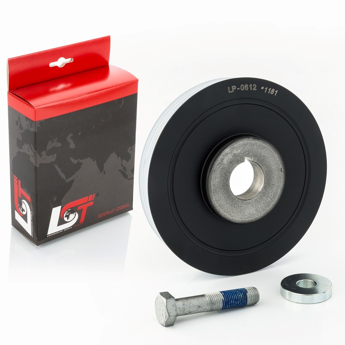 Pulley Crankshaft Belt Vibration Damper for Lancia Phedra 2.0JTD