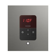 Mr Steam ITSQ Itempo Square Steam Shower Control and Steamhead - Silver