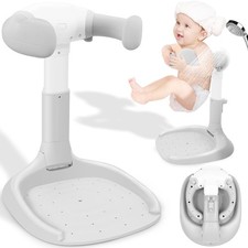 Baby Shower Stand, No-Assembly Baby Bath Stand with Enlarged Anti-Slip Base, ...