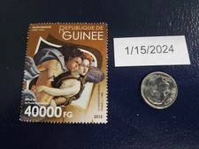 Sandro Botticelli Painter The birth of Venus 2015 Repbulique De Guinee Stamp