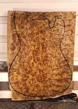 True Master Grade One Piece Maple Burl Thick ...