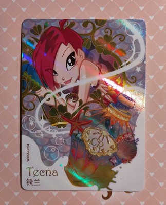 Winx Club Trading Card / Rainbow Chuangxia - CR Tecna ''card-perfume'' WXKA-CR04