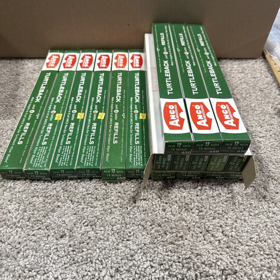 NOS ANCO 12" TURTLEBACK RECARGAS CORVETTE 58 EDSEL 55-57 LINCOLN 55-58 MER Foto 3 de 4