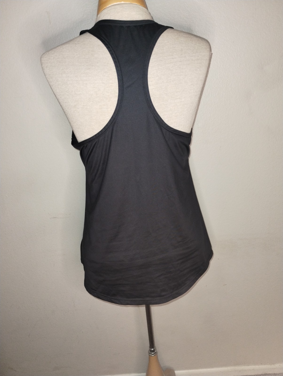 Layer 8 Women's Solid Black Athletic Racerback Ta… - image 2