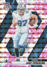 2025 Panini Mosaic #175 Jake Ferguson Mosaic Camo Pink