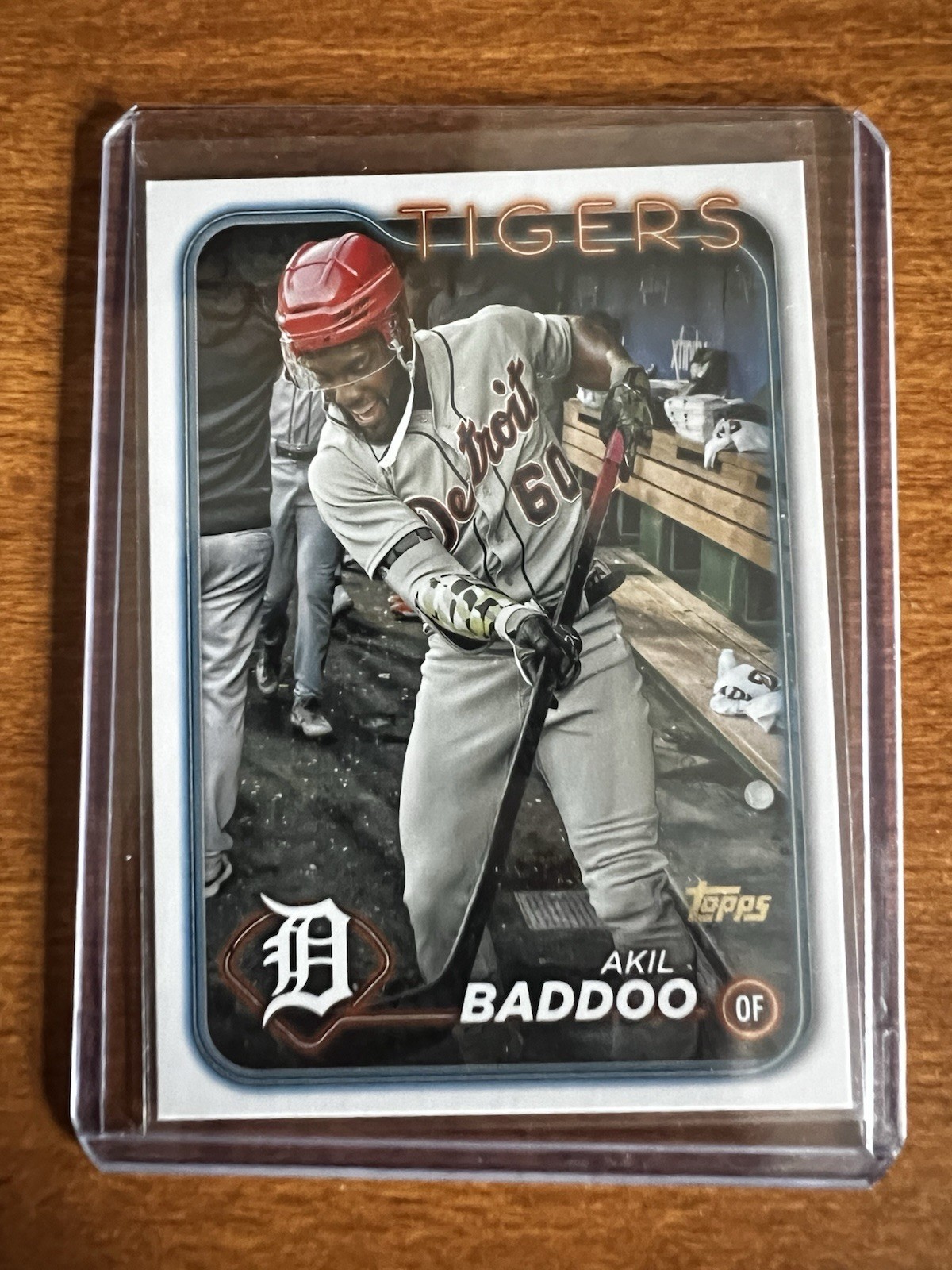 2024 Topps Series 2 - Akil Baddoo #373 Golden Mirror Variation SSP Case Hit