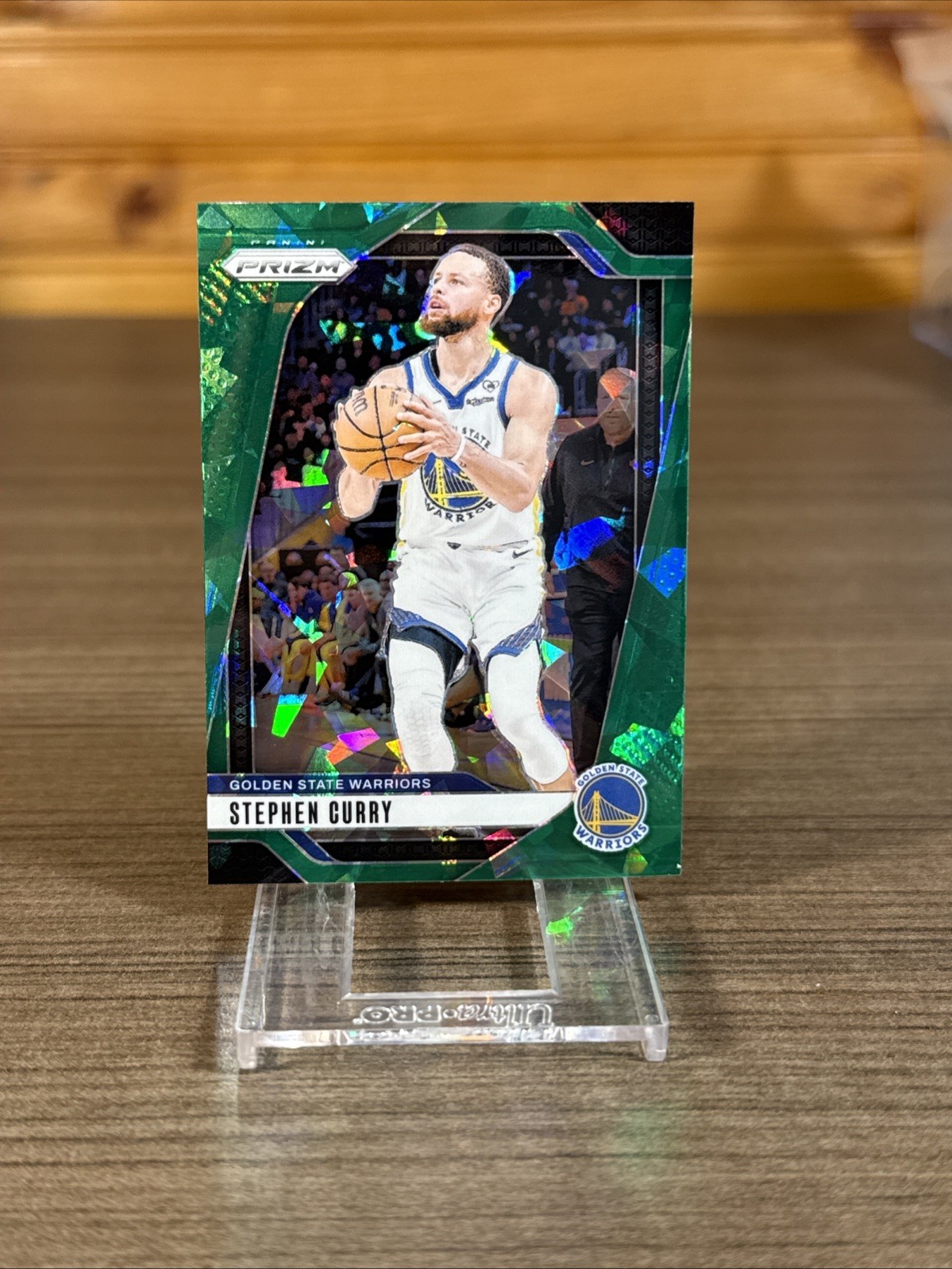 2024-25 Panini Prizm - Stephen Curry #134 Green Ice Prizm