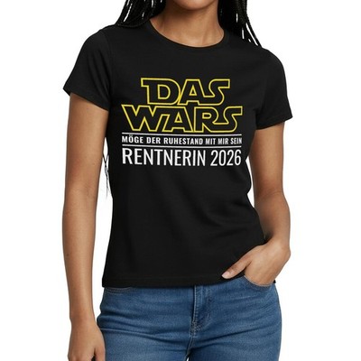 Das Wars 2026 Ruhestand | Rentnerin Frauen T-Shirt