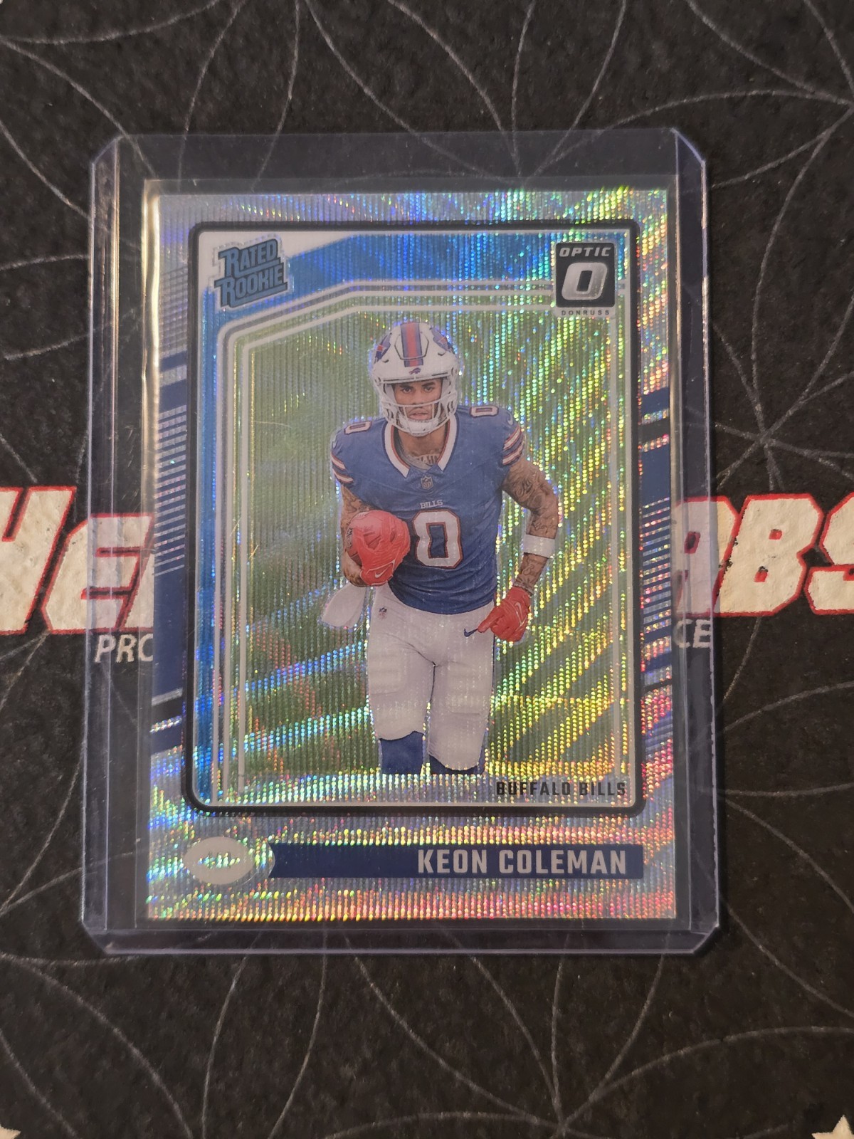 Keon Coleman 2024 Donruss Optic Wave #/300 Rookie #263