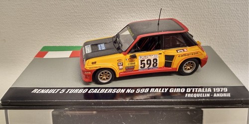 1:43 UNIVERSAL HOBBIES EAGLE RACE RENAULT 5 TURBO CALBERSON RALLYE GIRO D"ITALIE