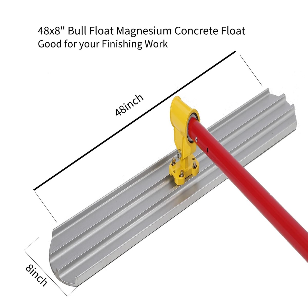 Bull Float Kit Bull Float Magnesium Concrete Float 48x8 Aluminum Alloy ...
