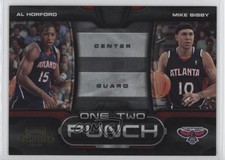 2009 Playoff Contenders One-Two Punch Gold /100 Al Horford Mike Bibby #20 11h3