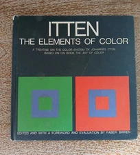 Art History: Johannes Itten, Elements of Color 1970 Hardcover Book