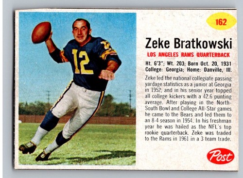 1962 Post Football Cards Complete Your Set You Pick Choose Each #1-200 *WSC* - Picture 30 of 38