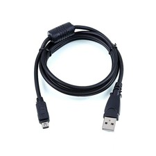 USB Cable Data Cord for Olympus Stylus 770 790 795 800 810 Standard, Black