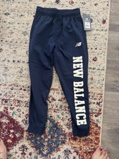 New Balance Kids Joggers Navy Blue Size Small / 8