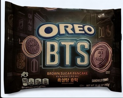 OREO LIMITED EDITION BTS BROWN SUGAR PANCAKE FLAVOR CREME SANDWICH COOKIES