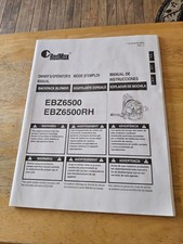owners manual for redmax back pack blower ebz6500