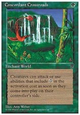 Concordant Crossroads - Medium Play MTG Chronicles