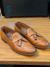 Allen Edmonds Grayson Brown Tassel Dress Loafers Slip on Shoes Size 11 B