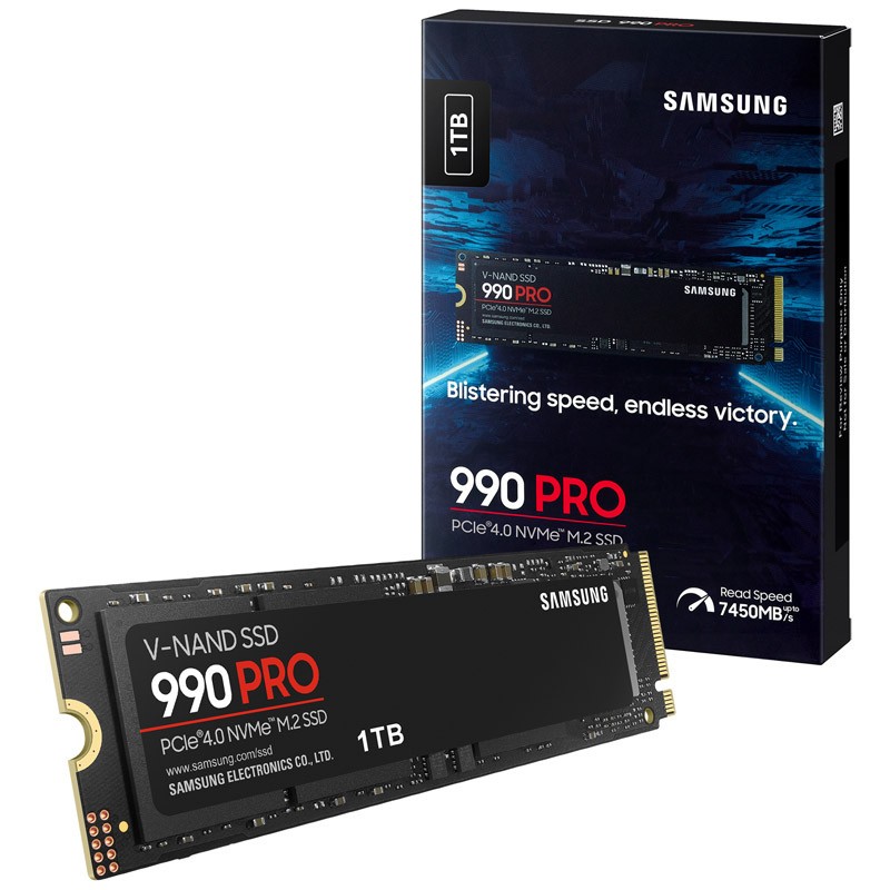 Samsung 990 Pro M.2 1TB, NVMe PCIe 4,0 SSD Interno - MZ-V9P1T0BW