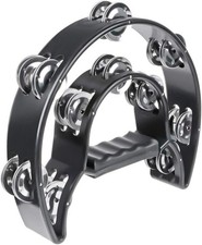 Professional 40 Jingle Tambourine with Comfortable Grip - Perfect for Musicians