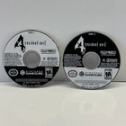 Resident Evil 4 Discs 1 & 2 (Nintendo GameCube, 2005) DISCS ONLY Minty