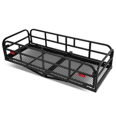 DPT  Foldable 2'' Receiver Hitch Mount Luggage Rack Cargo Carrier Basket