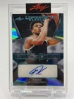 Giannis Antetokounmpo 2021 Leaf Ultimate Sports Auto /8 SSP Bucks Authograph