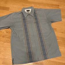 Camisa Vintage Patagonia Rayas Patrón Patilla Ritmo Cremallera Azteca Para Hombres Pequeña