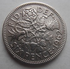 1962 SIXPENCE
