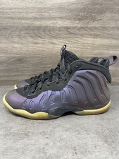 Nike Little Posite Shoes Kids Size 7Y GS Eggplant Purple Foamposite 644791-005