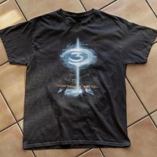 Retro Halo 3 Logo T-Shirt Vintage Gaming Graphic Tee Reprint HOT ITEM