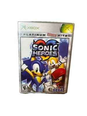 Sonic Heroes Platinum Hits Microsoft Xbox 2004 CIB Complete
