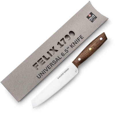 Zepter Felix Miu 6.5 Universal Knives. Handmade Knife Made In Germany. Walnut