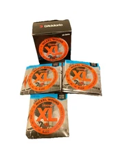 3 Sets D'addario EJ22 Nickel Wound 3rd Jazz Medium 13-56 Guitar Strings