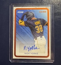Nick Yorke Pulse 2025 Baseball Autograph #PB-NY Orange /59