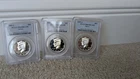 Lot of 3  1999-S 50c Kennedy Silver Coin 50C PCGS PR69DCAM ( 1.08 oz total Pure)