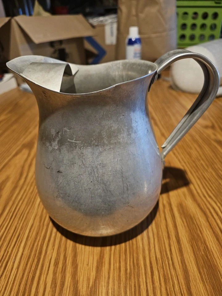 JARRA DE COLECCIÓN VOLLRATH 2 1/2 QT ACERO INOXIDABLE 7,5", SHEBOYGAN, CON EE. UU. Foto 4 de 4