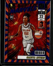 2025 Donruss WNBA #5 Saniya Rivers Net Marvels Press Proof Blue