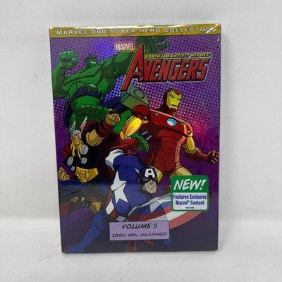 NEW The Avengers: Earth's Mightiest Heroes!: Volume 3:Iron Man Unleashed DVD